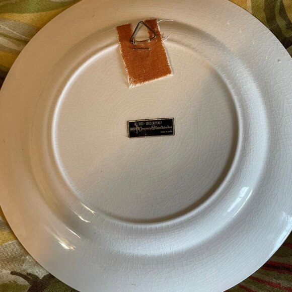 Vintage New York World's Fair Plate, 1964-1965.Unisphere,  Presented by US Steel - Picture 2 of 3